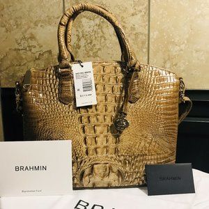 NWT-BRAHMIN, FREE SHIPPING, Duxbury Satchel Riviera Melbourne
